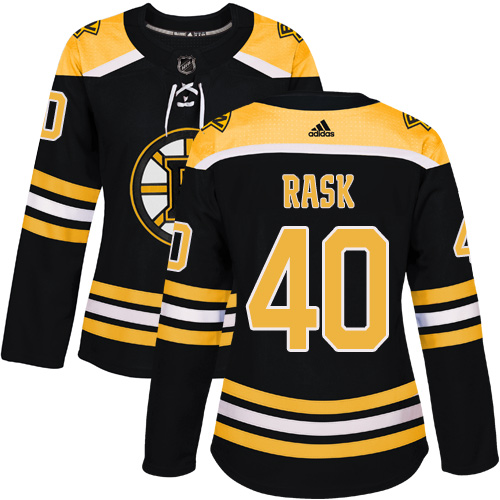 Adidas Bruins #40 Tuukka Rask Black Home Authentic Women's Stitched NHL Jersey